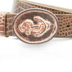 Rustic Copper Anchor Belt buckle