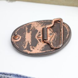 Rustic Copper Anchor Belt buckle