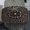 Antique Copper Belt buckle Flower Ornament