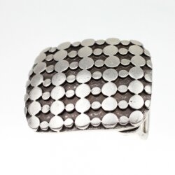 Rustic Silver Auroville - Matrimandir Belt buckle Yoga-Meditation