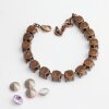 ss39 8mm Empty cup chain for Swarovski and Preciosa Crystals Antique Copper