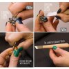 ss39 8mm Empty cup chain for Swarovski and Preciosa Crystals Antique Brass
