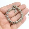 ss39 8mm Empty cup chain for Swarovski and Preciosa Crystals Rhodium