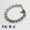 ss39 8mm Empty cup chain for Swarovski and Preciosa Crystals Antique Silver