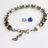 ss39 8 mm Armband Fassung für Swarovski und Preciosa Chatons oder Rivoli Kristalle, Altsilber