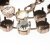 10 mm Antique Copper Empty cup chain necklace setting for Swarovski and Preciosa Crystals ss47