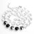 10 mm Silver Empty cup chain necklace setting for Swarovski and Preciosa Crystals ss47