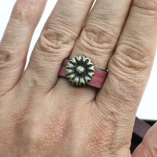 10 Blumen Schiebeperlen DIY Schmuckzubehr altmessing