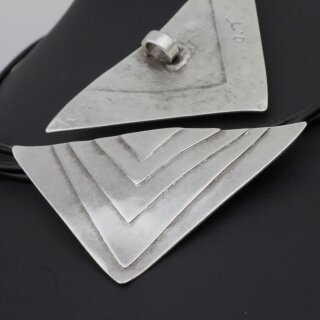 1 Antik Silber Dreieck Anhnger Ethno Style