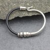 Hook Leather Bracelet, Half Hook Leather Bracelet