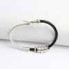 Hook Leather Bracelet, Half Hook Leather Bracelet