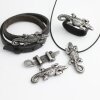 5 Rustikale Silber Schiebeperlen Krokodil, DIY Kette Anhänger, Ringe, Armband