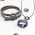 5 Rustikale Silber Schiffchen Schiebeperlen, DIY Kette Anhänger, Ringe, Armband