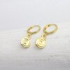 20 Gold Spiral Charms Pendant