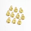 20 Gold Spiral Charms Pendant