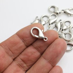 10 Lobster Clasp, jewelry clasps 21x11 mm