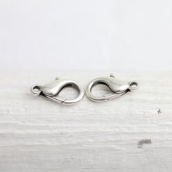 10 Lobster Clasp, jewelry clasps 21x11 mm