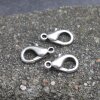 10 Karabiner Schmuck Verschluss 21x11 mm