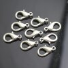 10 Lobster Clasp, jewelry clasps 21x11 mm