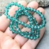 8x6mm 80 Pcs.Emerald Rondelle Faceted Beads, Glass Beads