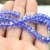 80 Pcs. 8x6mm Sapphire Rondelle Faceted Beads, Glass Beads
