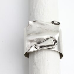 Brutalist Asymmetrical Cuff Bracelet