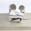 Brutalist Asymmetrical Cuff Bracelet