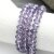 80 Pcs. 8x6 mm Tanzanite Rondelle Faceted Beads, Glass Beads