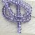 80 Pcs. 8x6 mm Tanzanite Rondelle Faceted Beads, Glass Beads