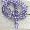 80 Pcs. 8x6 mm Tanzanite Rondelle Faceted Beads, Glass Beads