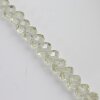 80 Pcs. 8x6 mm Jonquil Rondelle Faceted Beads, Glass Beads