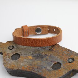 Light Brown Leather Wrapped Bracelets Double wrap