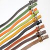 Light Brown Leather Wrapped Bracelets Double wrap