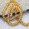 80 Stk. 8x6 mm Topaz Rondelle Faceted Beads, Glass Beads