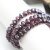 80 Stk 8x6 mm Amethyst Rondelle Faceted Beads, Glass Beads