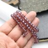 80 Stk 8x6 mm Light Amethyst Facettierte Kristall Glasperlen Hochwertig