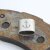 1 Zwischenstücke für Schlüsselanhänger, Endkappe mit Gravur Anker DIY Segelseil Schlüsselanhänger altsilber