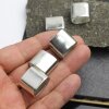 1 Schlüsselanhänger Zwischenstücke für Gravuren, DIY Segelseil Schlüsselanhänger Rhodium