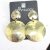 Gold Disc Earrings, Circle Earrings, Disc earrings, round dangle earring