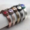 Half Cuff Bracelets setting for 14 mm Rivoli Swarovski Crystals