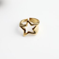 Falling Star Ring Gold