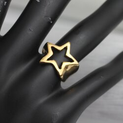 Falling Star Ring Gold