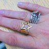 Falling Star Ring Gold