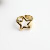 Fallender Stern Ring Gold Stern