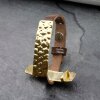 1 Schiebeperle für Armbänder, Armbandverbinder gold