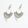 Antique Silver Ethnic Style Drop Earrings