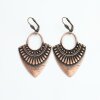 Antique Copper Ethnic Style Drop Earrings