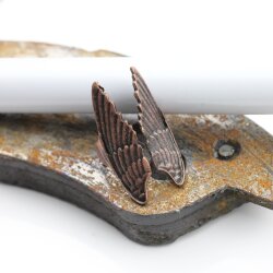 Wings Ring, Antique Copper Angel wings