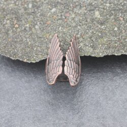 Wings Ring, Antique Copper Angel wings