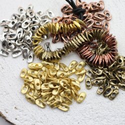 200 Antique Brass Spacer Beads